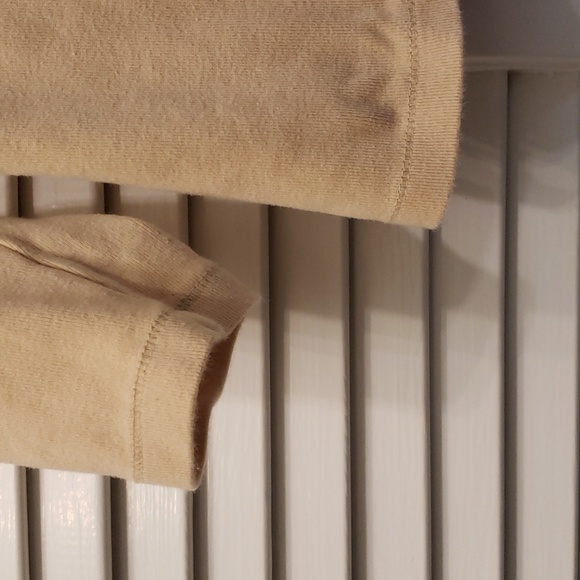 Liz Claiborne Petite Top Tan SZ SP with Button Detail - Picture 4 of 8